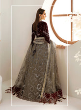 La Ruhe By Alizeh Embroidered Net Suits Unstitched 3 Piece - ALZ24LR 2175 ESME